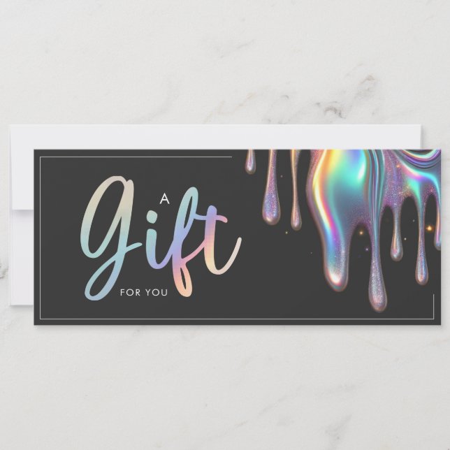 Carte IridescStore Business Salon Certificat cadeau (Devant)