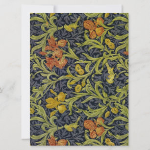 Carte Iris Motif (par William Morris)