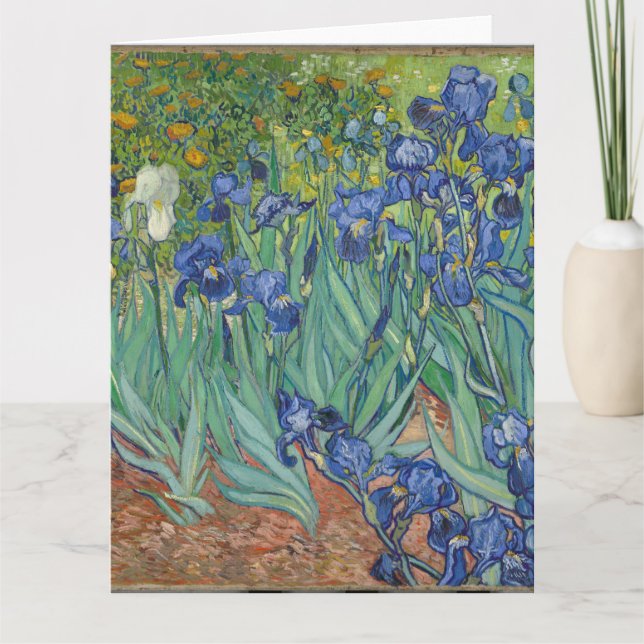 Carte Irises par Vincent Van Gogh (Devant)