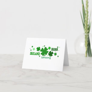 Carte Irish Blessing St. Patrick's Day