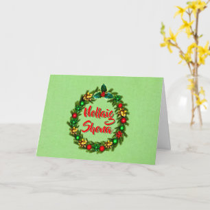 Carte Irish Nollaig Shona Joyeux voeux de Noël