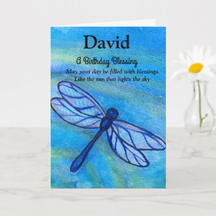 Carte Irlandais Bénédiction Anniversaire Brave Blue Drag
