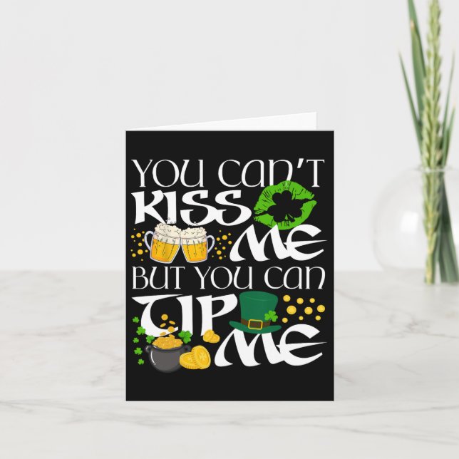 Carte Irlandais drôle de la Saint-Patrick Serveuse Sham (Devant)