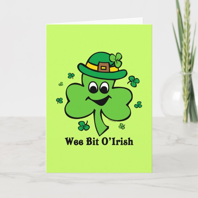 Carte Irlandais petit d'O de peu (Devant)