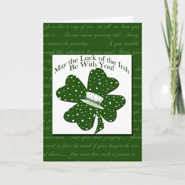 Carte irlandaise (Devant)