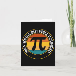 Carte Irrationnel Mais Bien Arrondi Funky Pi Day Enseign