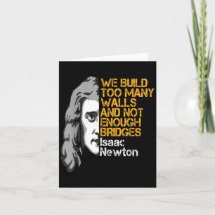 Carte Isaac Newton Murs Et Ponts Citation Inspirante