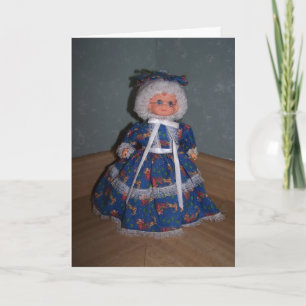 Carte Isaiah 46:4, grand-mère Doll