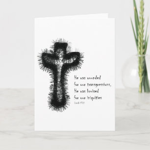 Carte Isaiah-53 - Cross / Christian Witness
