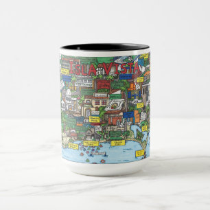 Carte Isla Vista Café Mug