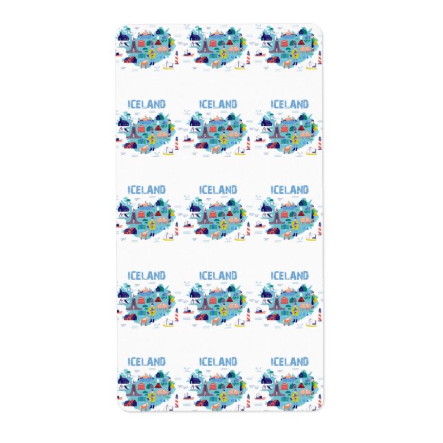 Carte Islande (Devant)