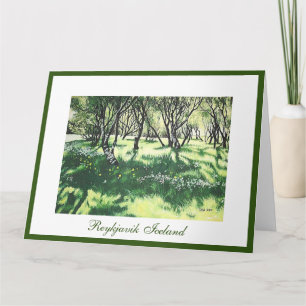 Carte Islande Art solaire Reykjavik par Pola.B.Alex