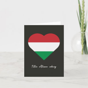 Carte Isten éltessen sokáig, anniversaire de la Hongrie