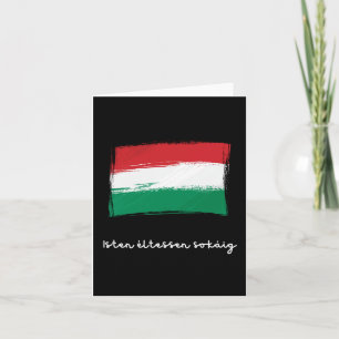 Carte Isten éltessen sokáig, anniversaire de la Hongrie