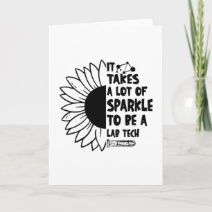 Carte It Takes A Lot of Sparkle Laboratory Lab Tech