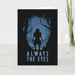 Carte IT Toujours La Silhouette De La Forêt Des Yeux
