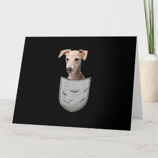 Carte Italian Greyhound Whippet Chest Pocket For Dog Own