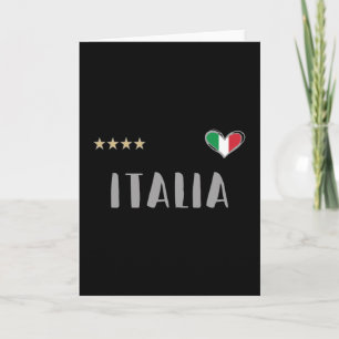 Carte Italie Football Fan Shirt Drapeau