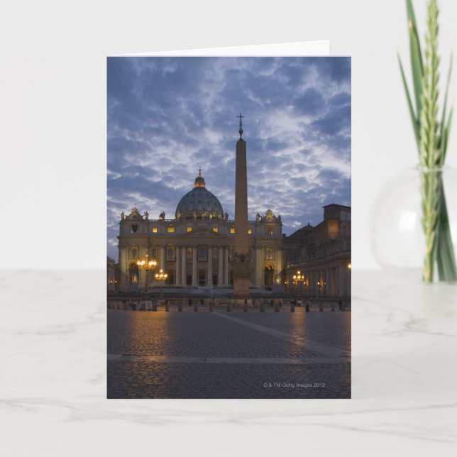 Carte Italie, Rome, Cité du Vatican, Basilique Saint-Pie (Devant)