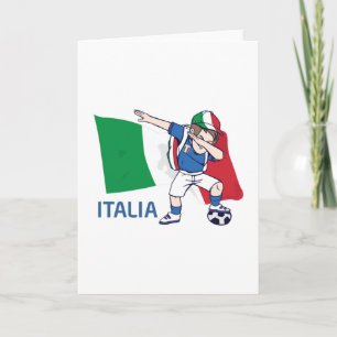 Carte Italie Ventilateur de football Enfant dabbing écob