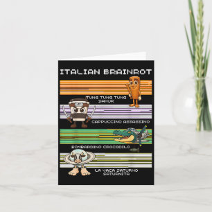 Carte Italien Brainrot mème drôle Compilation caractère