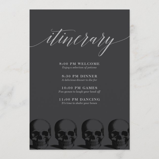 Carte Itinéraire Anniversaire de la mort (Devant)