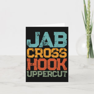 Carte Jab Cross Hook Uppercut Femmes Et Hommes Shirt Fun