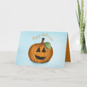 Carte Jack-o'-lantern dans PatchCard Citrouille