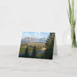 Carte Jackson Hole Mountains et River