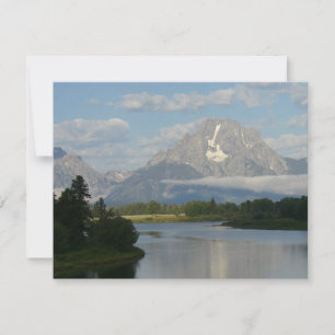 Carte Jackson Hole River au parc national de Grand Teton
