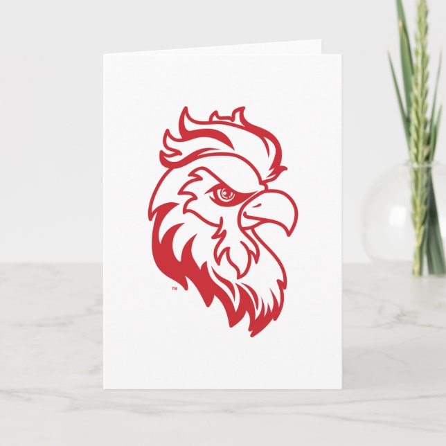 Carte Jacksonville State University Gamecocks Red Eagle (Devant)