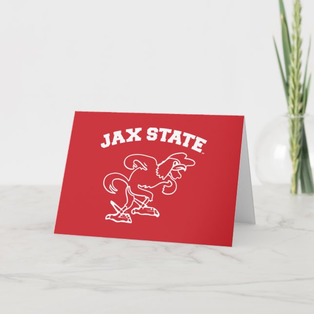 Carte Jacksonville State University JAX State Gamecocks (Devant)