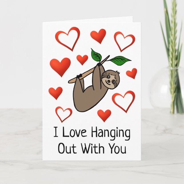 Carte J'adore me retrouver avec toi à l'occasion de la S (Devant)