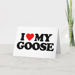 CARTE J'ADORE MON GOOSE