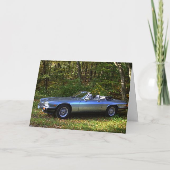 Carte Jaguar XJS V12 Cabriolet (Devant)