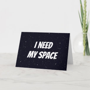 Carte J'Ai Besoin De Mon Espace