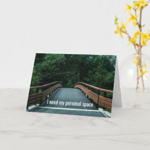 Carte J'Ai Besoin De Mon Espace Personnel, S'Il Vous Pla