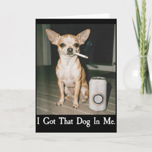 Carte J'ai Ce Chien En Moi Drôle De Chien Amateurs De Ch