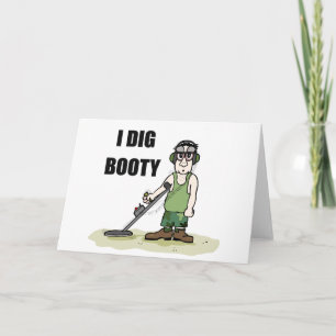 Carte J'Ai Détecté Le Métal De Booty