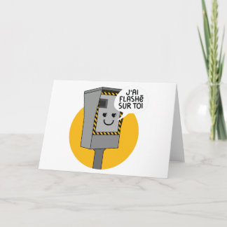 Carte J'ai flashé sur toi