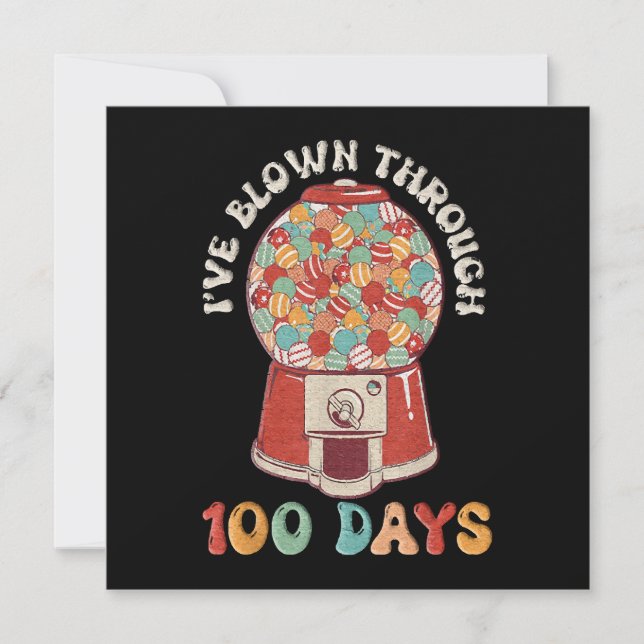 Carte J'Ai Frappé Pendant 100 Jours (Devant)