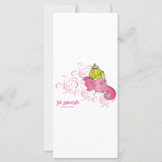 Carte Jai Ganesh Elephant Designs