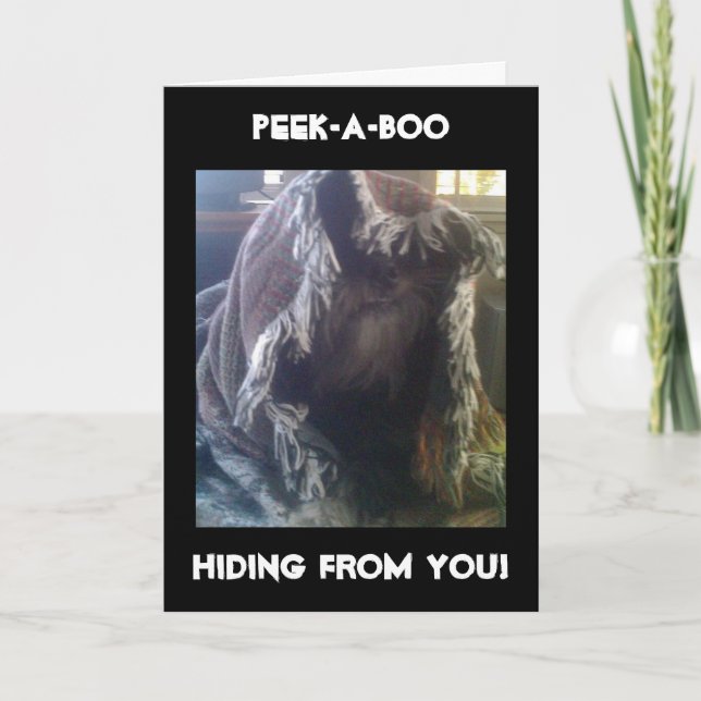 CARTE J'AI MANQUÉ VOTRE HONTE D'ANNIVERSAIRE SUR MOI (Devant)