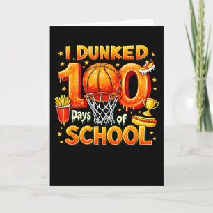 Carte J'AI PLONGÉ 100 Jours d'ÉCOLE
