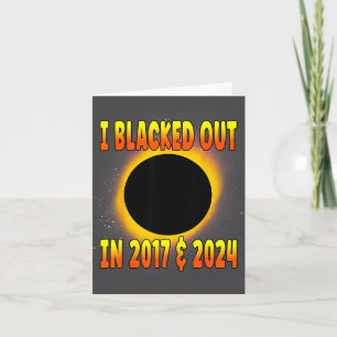 Carte J'ai T-Shirt Blacked Out 2017 Éclipse Totale