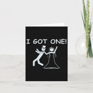 Carte J'Ai Une Épouse Mariage Drôle Bachelorette