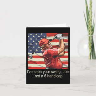 Carte J'ai vu votre voile pas un 6 Handicap - Golf 4th O