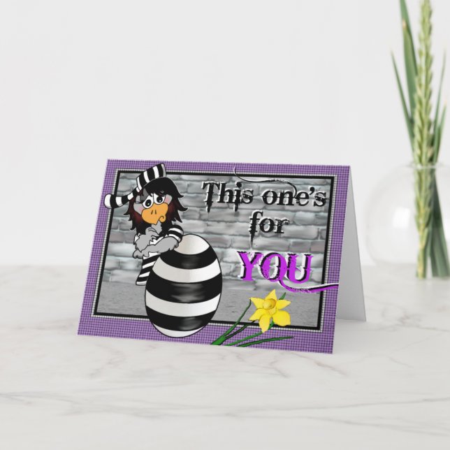 Carte Jailbird de Pâques (Devant)