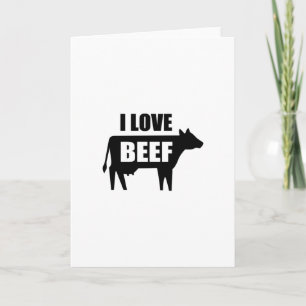 Carte J'Aime Le Boeuf