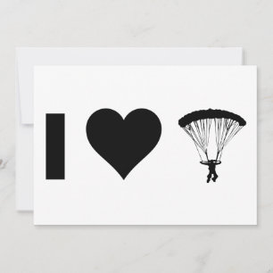 Carte J'Aime Le Parachutage